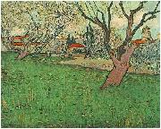 Vincent Van Gogh View of Arles with flowering trees France oil painting artist